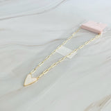 Mon collier chaîne à maillons cœur