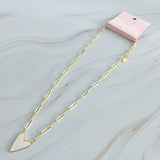 Mon collier chaîne à maillons cœur