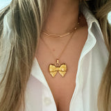 Collar de cadena con eslabones de clip perfecto
