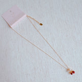 Jewel Cherry Pendant Necklace