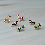 Lovely Fur Friend Earring Set Of 3