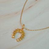 Lucky Lovely Horseshoe Necklace