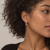 Ellison+Young Luxe Drop Hoop Earrings