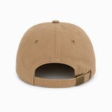 Brown baseball cap on a white background