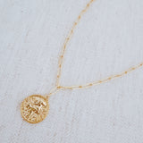 Old-World-Coin-Link-Chain-Necklace
