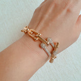 Paved-Toggle-U-Chain-Link-Bracelet