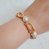Pearls-With-U-Chain-Stretch-Bracelet