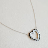 Preciously Scallop Edged Necklace