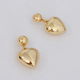 Puff-Dangle-Heart-Earrings