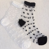 Sweet Hearts Sheer Socks Set Of 2