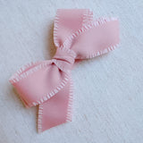 Triple Bowed Pretty Edges Hair Clip pink