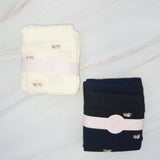 Charming set of two socks featuring delicate vintage-inspired floral patterns—perfect for adding a touch of timeless elegance to your everyday look.