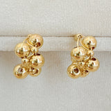Woven Bubble Hoop Earrings