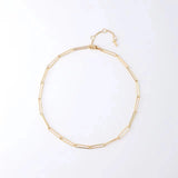 Collar de cadena con eslabones de clip perfecto