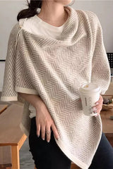 Poncho de lujo junto al río