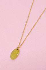 Collier visage oblong