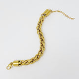 Pulsera de cadena atrevida y atrevida