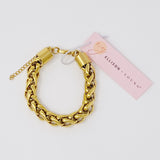 Pulsera de cadena atrevida y atrevida
