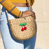 Bolso bandolera de paja Juicy Bloom