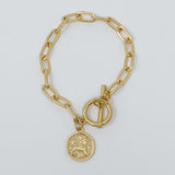 Pulsera de cadena con dijes del zodíaco