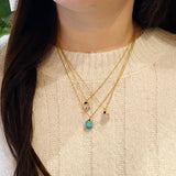 Collier pendentif en pierre semi-précieuse de méditation