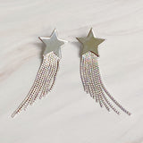 Pendientes Cascada Brillo Estrella