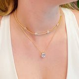 Collar Stella Flor Brillante