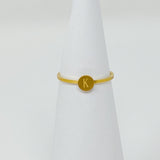 Petite bague initiale