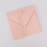 Collier de perles simples délicat