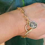 Pulsera de cadena con dijes del zodíaco