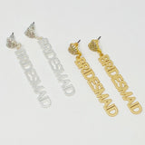 Soyez mes boucles d’oreilles de demoiselle d’honneur