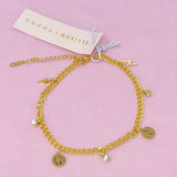 Bracelet de cheville à chaîne éclair