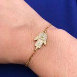 Bracelet coulissant à main Serenity Hamsa