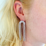 Pendientes colgantes brillantes