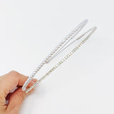 Diadema Dúo De Perlas Y Diamantes