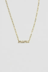 Collar de cadena de eslabones de mamá