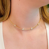 Collar Stella Flor Brillante