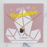 Collier pendentif en pierre semi-précieuse de méditation
