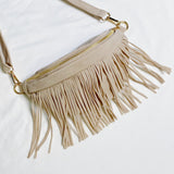 Sac à bandoulière frangé ou non