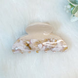 Two Toned Luxe Hair Claw set of three