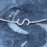 Sparkly Initial Anklet