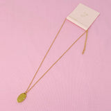 Collier visage oblong