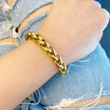 Pulsera de cadena atrevida y atrevida