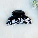 Two Toned Luxe Hair Claw set of three