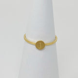 Petite bague initiale