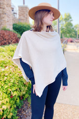 Poncho de lujo junto al río