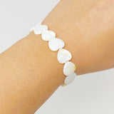 Bracelet extensible coeur Shelly