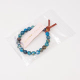 Pulsera de cuero con piedras