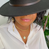 Astronomical Glam Zodiac Constellation Medallion Necklace