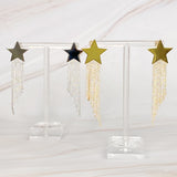 Pendientes Cascada Brillo Estrella